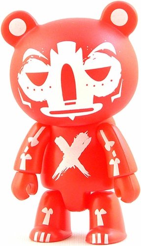 Skelanimals - Frank Mysterio (Red)  figure by Frank Mysterio, produced by Toy2R. Front view.