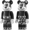 Mickey Mouse & Minnie Mouse Be@rbrick - Mono Set