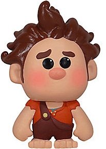 Wreck-it Ralph figure by Disney, produced by Funko. Front view.