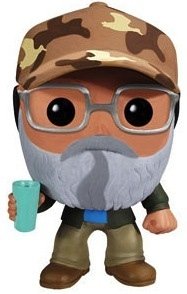 Uncle Si POP! - Duck Dynasty figure, produced by Funko. Front view.