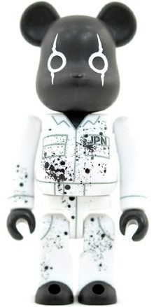 Black Rain Music - Secret Be@rbrick Series 21  figure by Kaiki Gesshoku, produced by Medicom Toy. Front view.