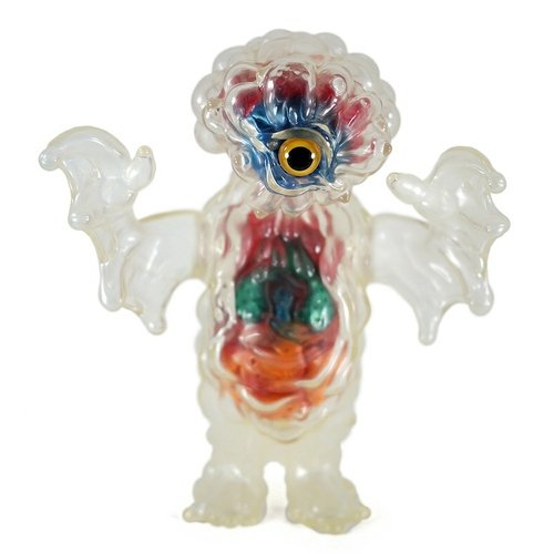 Dokugan - Clear w/ Guts  figure by Blobpus, produced by Blobpus. Front view.