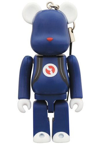 Outdoor Be@rbrick 100% figure, produced by Medicom Toy. Front view.