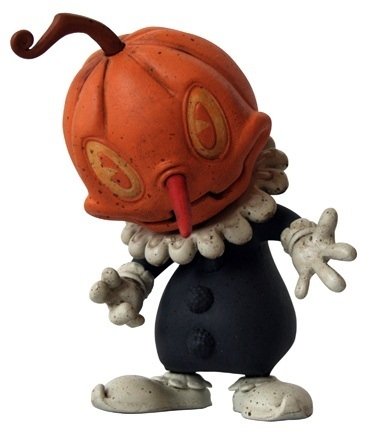 Classic Stingy Jack  figure by Brandt Peters, produced by Circus Posterus. Front view.