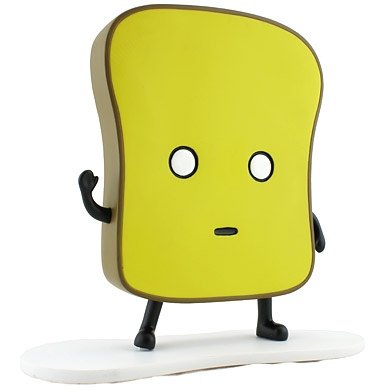 Mr. Toast figure by Dan Goodsell. Front view.