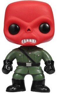 Red Skull figure by Marvel, produced by Funko. Front view.