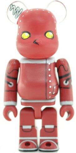 Bad Robot - Artist Be@rbrick Series 19 figure by Masakazu Mimura, produced by Medicom Toy. Front view.