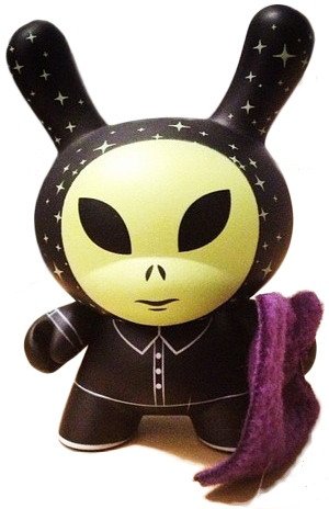 Heavens Gate  figure by Mishka, produced by Kidrobot. Front view.