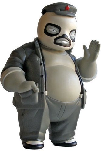 El Panda Classico figure by Gobi, produced by Muttpop. Front view.