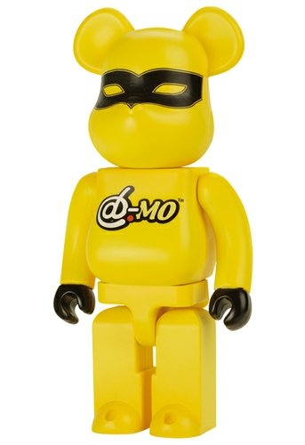 Dutt MO Be@rbrick 400% Yellow figure by Ochi Masato, produced by Medicom Toy. Front view.