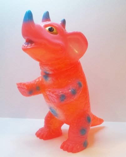 Mini Bakobas - Volcano Sunset Edition figure by Bwana Spoons X Gargamel , produced by Gargamel. Front view.
