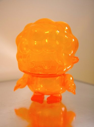 Himalan - Clear Orange Unpainted figure by Itokin Park, produced by One-Up. Front view.