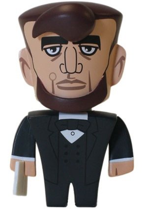 Abe Lincoln figure by Casey Jones, produced by Disney. Front view.