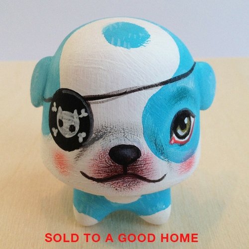 Pirate Pup 11 figure by 64 Colors. Front view.