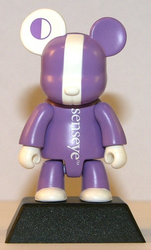 LCD Purple figure by Benq, produced by Toy2R. Front view.