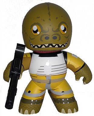 Bossk  figure, produced by Hasbro. Front view.