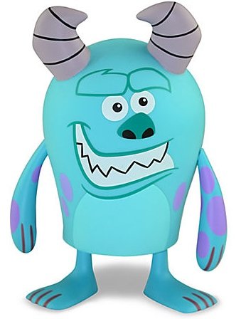 Sulley figure by Thomas Scott X Billy Davis, produced by Disney. Front view.