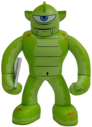 The Monster figure by Frank Kozik. Front view.