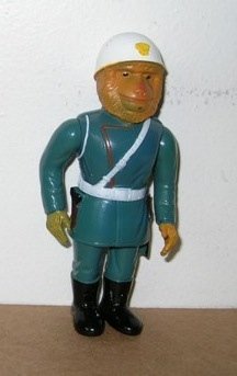Army of the Apes Officer figure, produced by Bullmark. Front view.