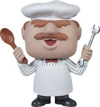 POP! Muppets - Swedish Chef figure by Jim Henson, produced by Funko. Front view.