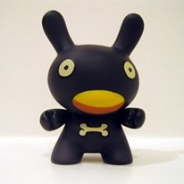 2 Face Dunny (Duk DX) figure by David Horvath, produced by Kidrobot. Front view.