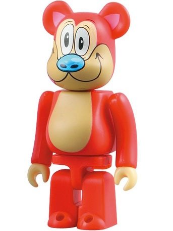 Stimpy - Horror Be@rbrick Series 18 figure by Mtv Networks, produced by Medicom Toy. Front view.