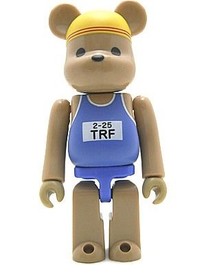 TRF Be@rbrick figure, produced by Medicom Toy. Front view.
