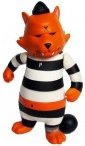 Lefty - Jail Variant figure by Frank Kozik, produced by Kidrobot. Front view.