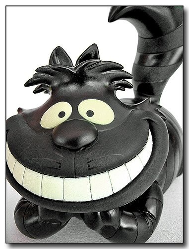 Cheshire Cat - Disappearing Version figure, produced by Span Of Sunset. Front view.