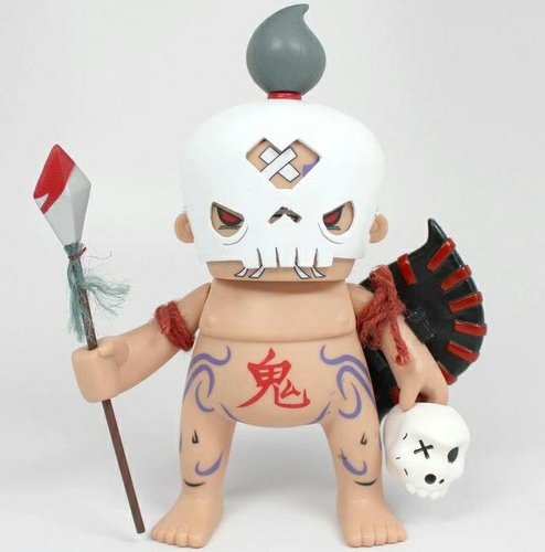 Ghost Tribe X Warrior - OG figure by Beefy, produced by Beefy & Co. Front view.