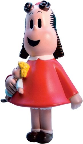 Little Lulu figure, produced by Dark Horse. Front view.