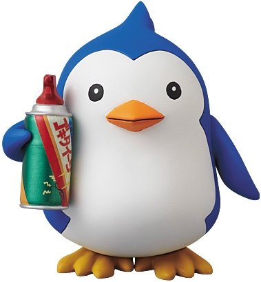 Penguin No. 2 - VCD No.190 figure, produced by Medicom Toy. Front view.