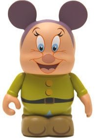 Dopey (Snow White) figure by Monty Maldovan, produced by Disney. Front view.