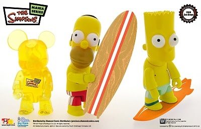The Simpsons figure by Matt Groening, produced by Toy2R. Front view.