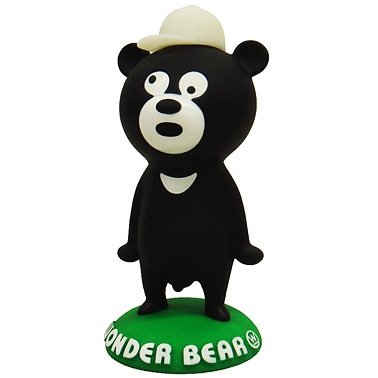Wonder Bear - Black figure by Wonderful Design Works, The (Wdw), produced by Wdw. Front view.
