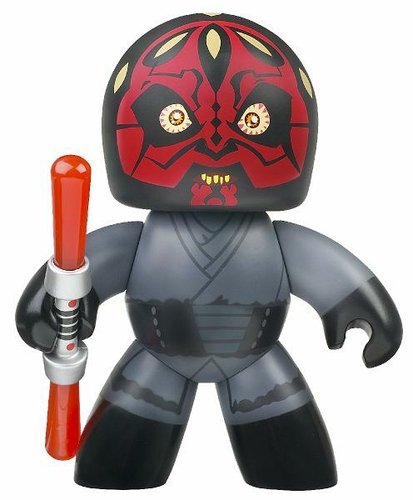Darth Maul figure, produced by Hasbro. Front view.