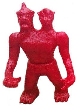 Yakonimonz - Red figure by Ministry Of Kongz. Front view.