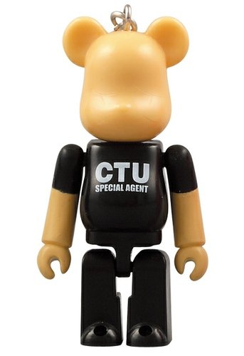 24 70% Be@rbrick figure, produced by Medicom Toy. Front view.