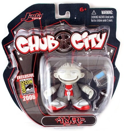 Chub City - Hype (SDCC 2006) figure, produced by Jada Toys. Front view.