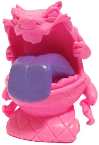 SumEgo Beavahling - Pink Punk figure by Scribe, produced by Truecast Studio. Front view.