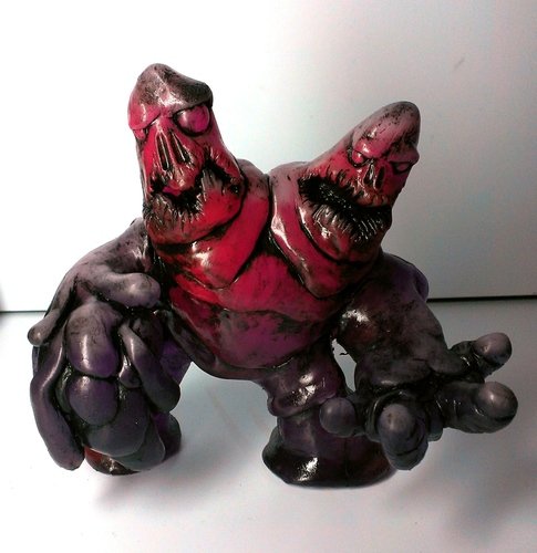 O.M.B (Oh My Blob) figure by Dubose Art, produced by Dubose Art. Front view.