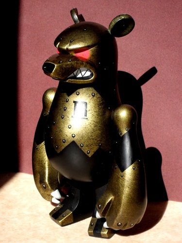 Knuckle Bear Iron - TR figure by Touma, produced by Toy2R. Front view.
