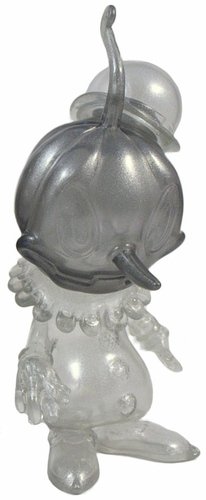 Unpainted Stingy Jack #3 - Old Timey figure by Brandt Peters, produced by Tomenosuke + Circus Posterus. Front view.
