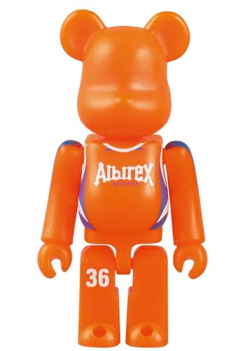 Albirex Niigata Be@rbrick 70% figure, produced by Medicom Toy. Front view.