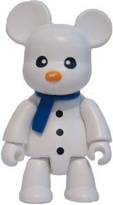Snowman Bear figure, produced by Toy2R. Front view.