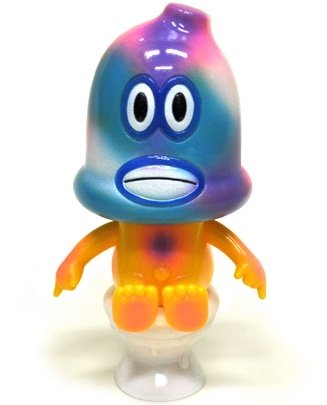 CHICCHI Chitchi figure, produced by Kaiju Blue. Front view.