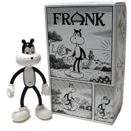 Frank figure by Jim Woodring, produced by Presspop. Front view.