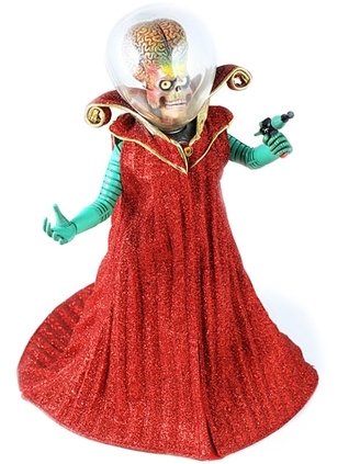 Mars Attacks! - Martian Ambassador figure by Hot Toys, produced by Hot Toys. Front view.