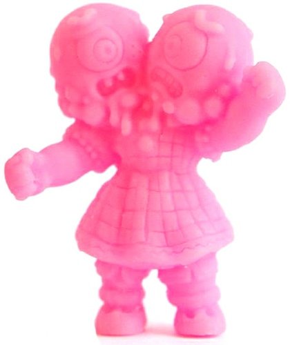 Cheap Toy Double Heather - Pink figure by Buff Monster, produced by Healeymade. Front view.