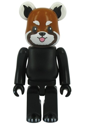 Lesser Panda - Animal Be@rbrick Series 27 figure, produced by Medicom Toy. Front view.